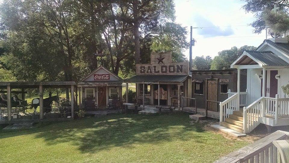 Village at the hitching post