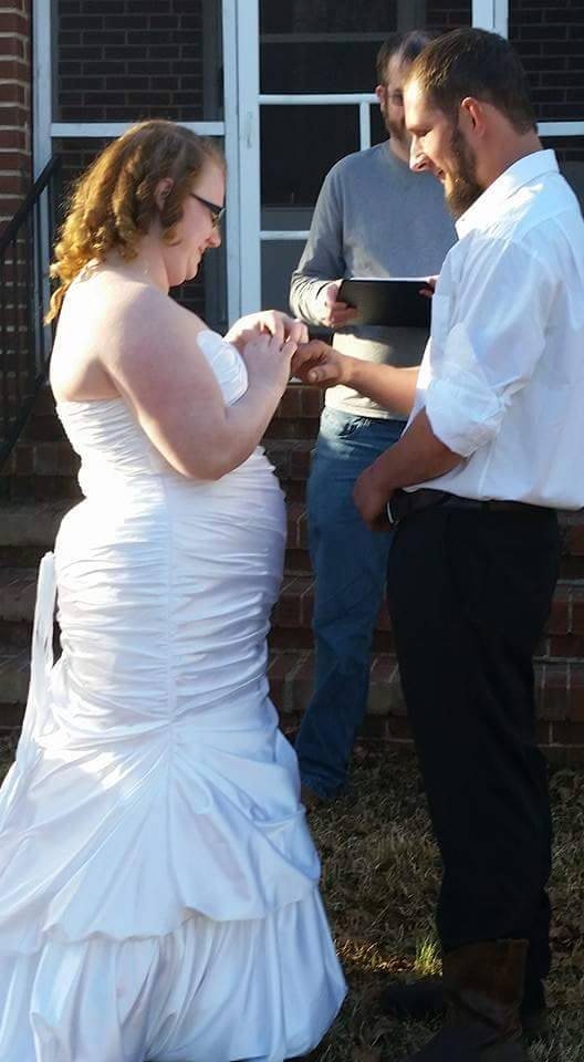 Outdoor wedding ceremony